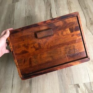 Vintage Baribocraft Canada Brown Bread Box